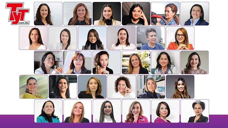 Mujeres que mueven al transporte y la logística